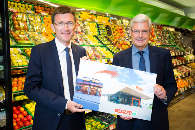 Eröffnung des Spars in der Maurer Hauptstraße. | Foto: SPAR/Johannes Brunnbauer