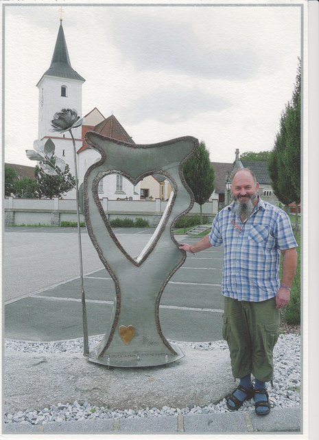 Abmarsch und Beginn der Wallfahrt beim Nöchlinger Friedensherz