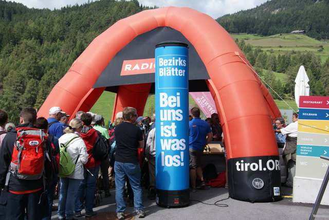 Der Besucheransturm in Nauders war groß.