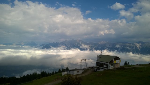 Wolkenstimmung am Patscherkofel