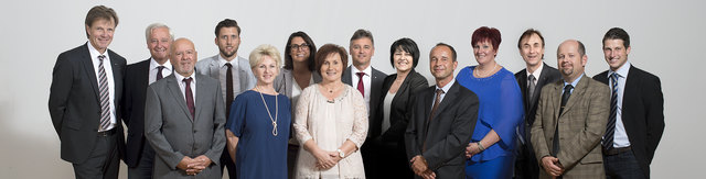 Das Kundenbetreuer-Team der Volksbank in Ferlach wird sich in Zukunft auch um die St. Margaretener Kunden kümmern. Die Kundenbetreuerin aus St. Margareten wird dort integriert | Foto: Volksbank Kärnten