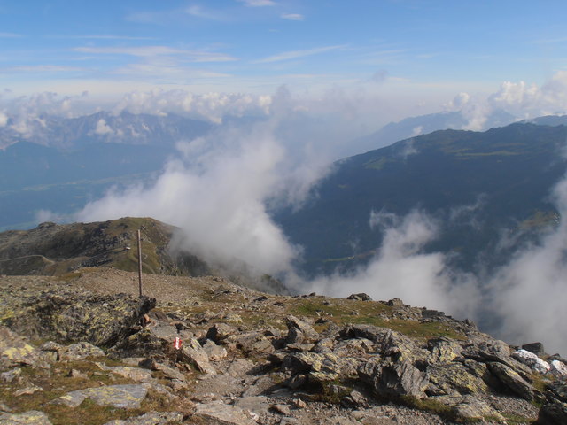 Der Nebel kommt höher hinauf!