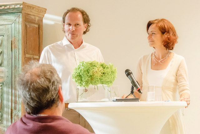 Überglücklich: Thomas und Evelyn Grasl bei der Eröffnungsfeier. | Foto: Wagner