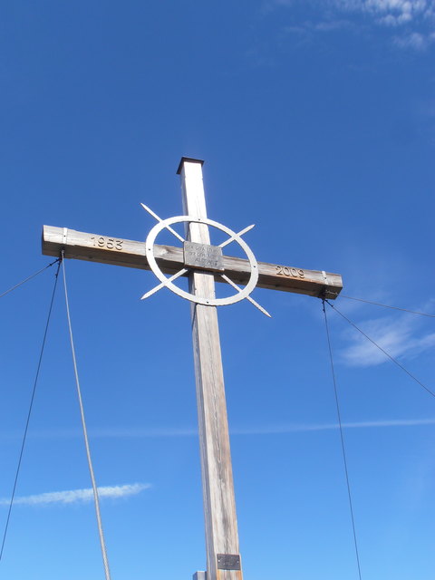 Gipfelkreuz auf der Viggarspitze