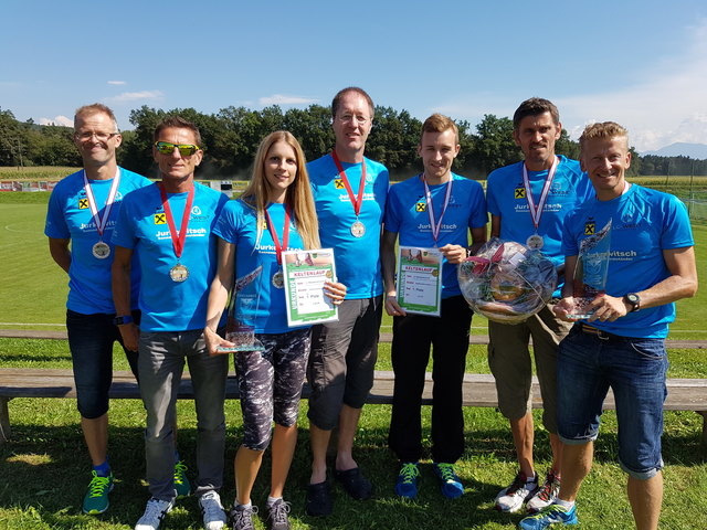 Die Abordnung des LC Weststeiermark beim Keltenlauf in Kärnten