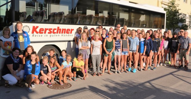 Die Volleyballerinnen aus Purgstall begaben sich zum Trainingslager nach Bad Radkersburg in der Südoststeiermark. | Foto: Martin Wenighofer