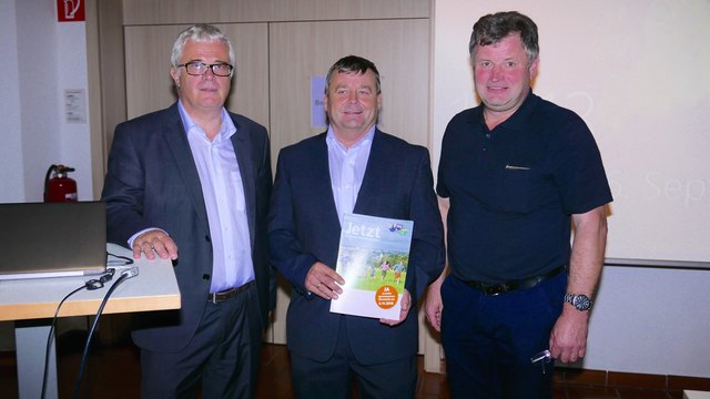 Noch sind es drei Bürgermeister: Wolfgang Oberlehner, Peter Sattlberger und Herbert Lehner.