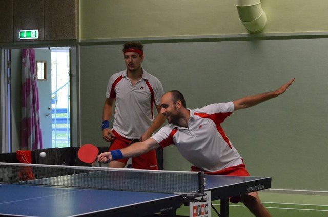 Christian Austaller machte auch im Doppel – einem der vier Bewerbe des Racketlons – eine gute WM-Figur.