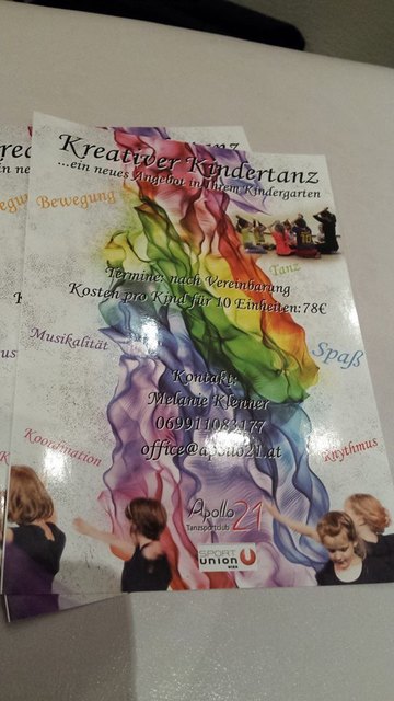 Flyer Kreativer Kindertanz