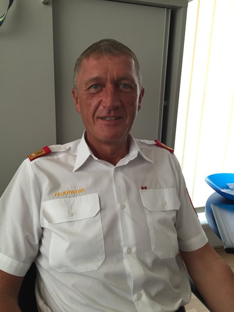 Feuerwehrkommandant Pepi Bugnar