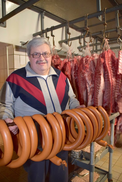 Fleischermeister Alois Brunner kämpfte sich durch und besitzt heute zwei Fleischereien.