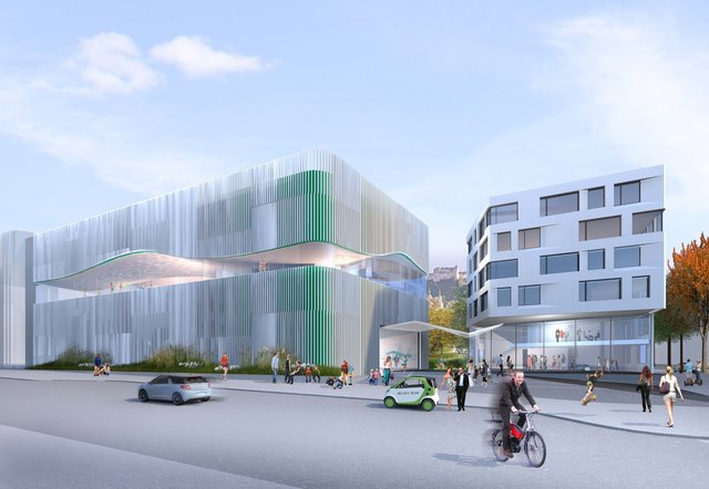 Der Neubau des Paracelsusbades rückt immer näher | Foto: Stadt Salzburg