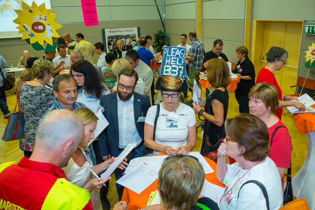 Die Wirtschaftskammer verwandelt sich zum einem Marktplatz für gute Zwecke. Foto: Lebensnetze