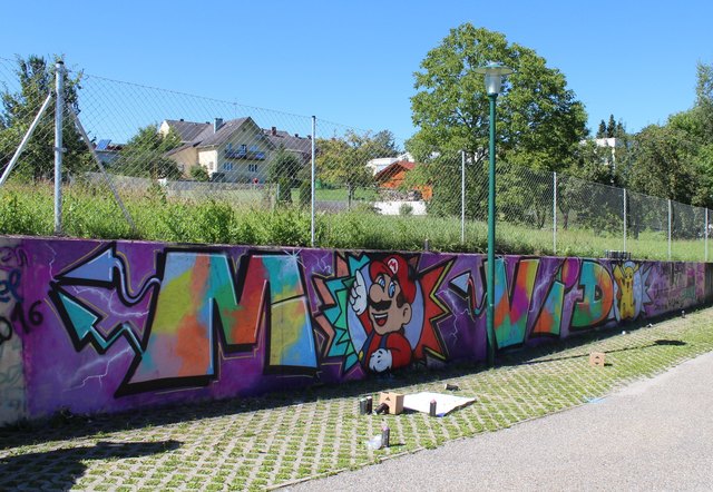 Graffiti beim Centro