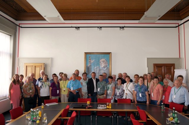 Seniorenbund St. Oswald bei Haslach zu Besuch im Hohen Haus.