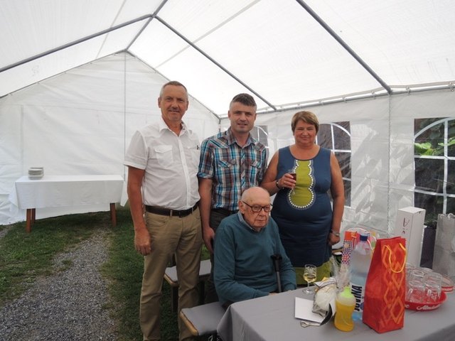 Richard Tallian feierte seinen 95. Geburtstag. | Foto: Gemeinde Weiden bei Rechnitz