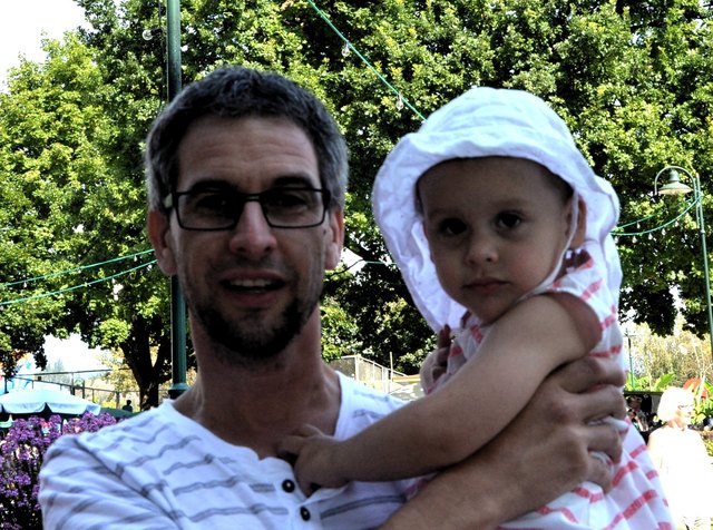 Stephan und Theresa Eberl aus Niederbayern waren mit dem Jugendchor gekommen
