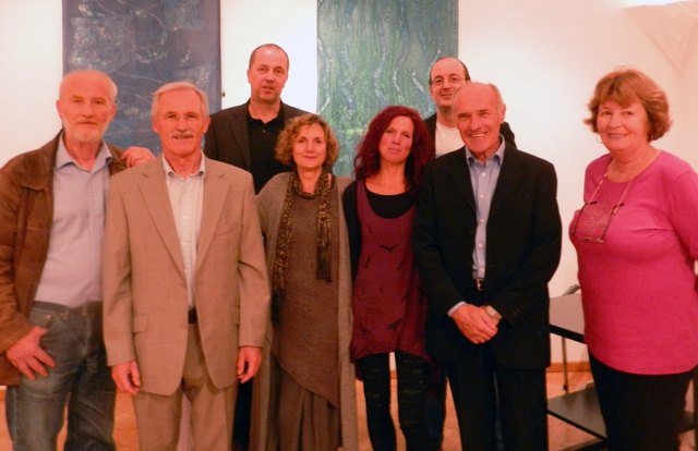 Herbert Kraus, Karl Heigel, Erich Karner, Ingrid Loibl, Margareta Weichhart-Antony, Erich Handlos, Josef Gassner, Literatin Judith Thoma.