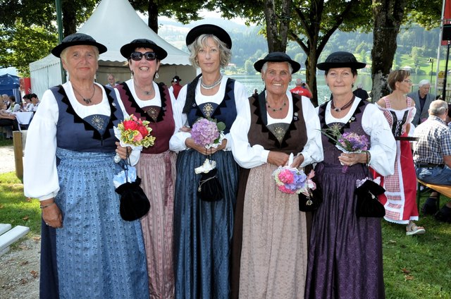 Die Trachtenfrauen Seeboden gaben sich auch wieder die Ehre