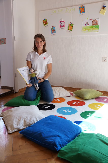 Für die Kleinsten gibts eigene Kurse, auch mit passender Dekoration und passendem Arbeitsmaterial.