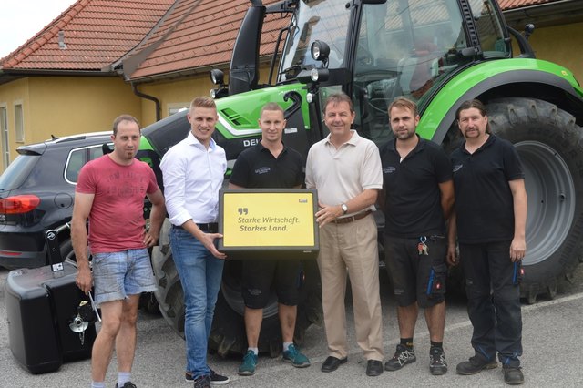 KFZ-Technik-Zentrum: Manuel Kreiner, Patrik Fazekas, Marc Tremmel, Nikolaus Berlakovich, Christoph Schöll, Gerald Rosanitsch