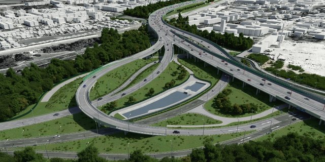 Die neue Abfahrt Wiental/Altmannsdorf wurde eröffnet.