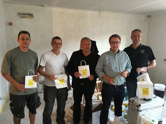 Michael Lang, Andreas Zinkl, Rudolf Strommer, Markus Ulram und DI Alexander Hasenhündl