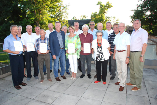 Georg Kollmann, Friedrich Kovacs, Anton Leidl, Georg Schedl, Martin Brandl, Rudolf Geißler, Helmut Werfing, Christine Palatin, Franz Sonnleithner, Stefan Berlakovich, Rudolf Unger, Josef Fennesz mit Gattin Anna, Christian Draxler, Rudolf Berlakovich, Werner Gradwohl, Walter Roisz