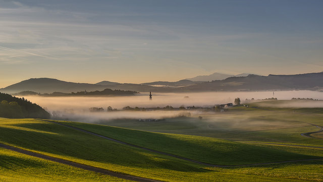 Bodennebel in Köstendorf