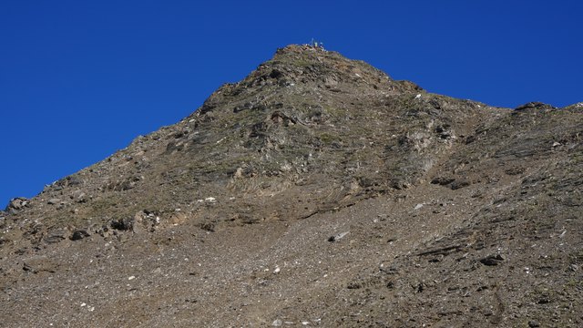 unser Ziel, die Wilde Kreuzspitze