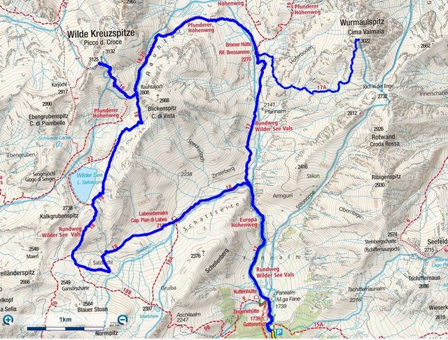die Route der 2-Tagestour