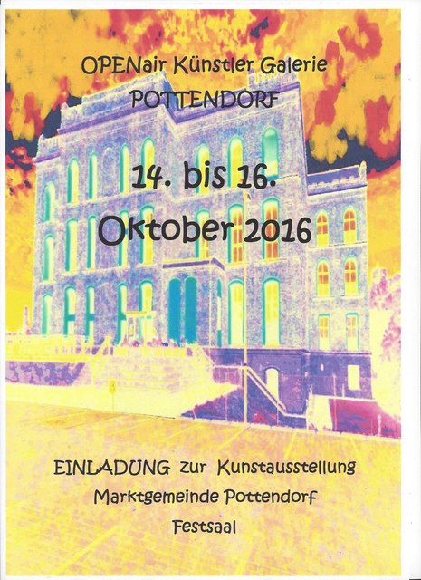 Einladung zur Kunstausstellung