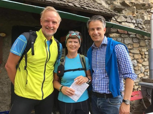 Wanderten mit: G. Riegler, R. Tambour und K. Hohensinner