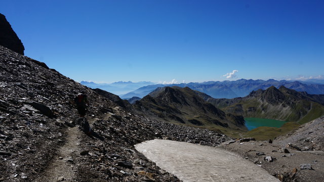 es geht in Richtung See