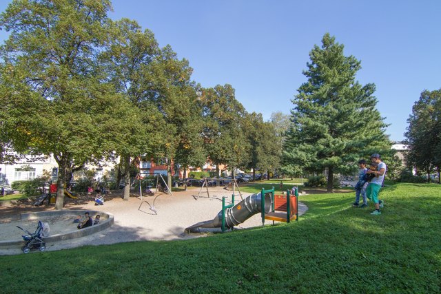 Der Linzer Gemeinderat müsste einer Umwidmung der Grünfläche des Andreas-Hofer-Platzes zustimmen. Foto: Stadt Linz