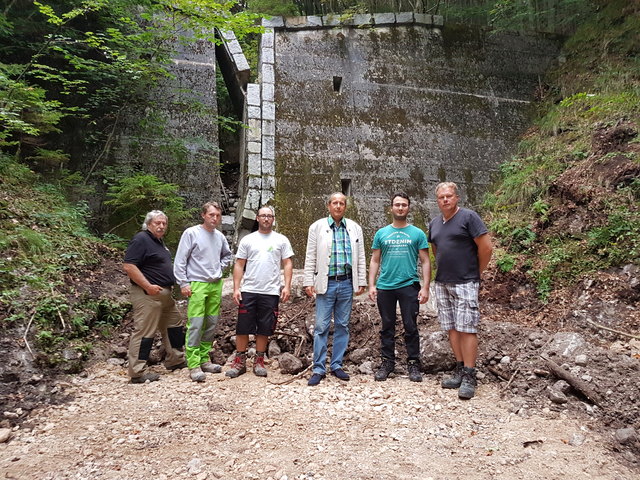 Erwin Grünstäudl, Johannes Mader, Thomas Humpelstetter, Bgm. Reinhard Hagen, Mathias Rosenbüchler, Johann Fuxsteiner