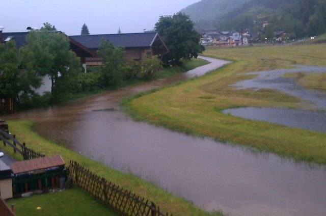 Überschwemmung in Zeller Moos