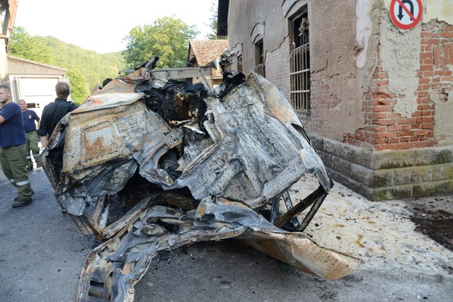 Dieser LKW war vermutlich der Brandauslöser