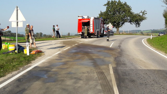 Die Feuerwehr musste nach Oberhub zum Einsatz. | Foto: FF Oberndorf