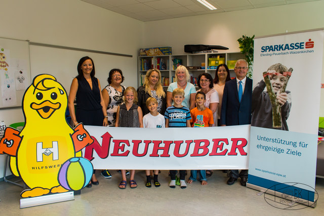 Strahlende Gesichter bei der diesjährigen Sommerbetreuung. Nächstes Jahr geht es weiter.