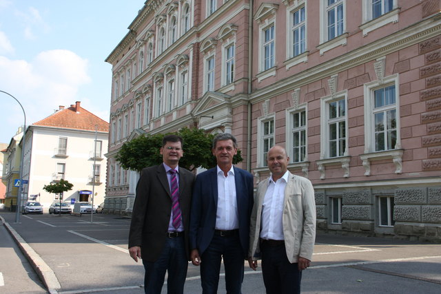 Für die Ganztagsschule in Feldbach: Bernhard Koller, Alfred Rebernik, Andreas Rinder (v.l.).