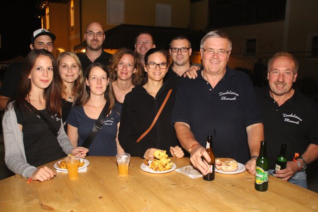 Eine ganze Abordnung der Dunkelsteiner Blasmusik ließ sich einen Besuch beim SoundShake nicht nehmen! | Foto: musikkapelle-mauer.at