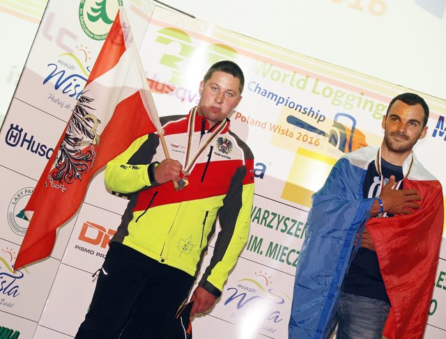 Harald Umgeher durfte sich über die Silbermedaille freuen.