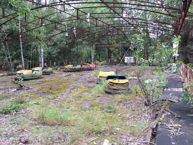 Der nie eröffnete Vergnügungspark in Prypjat | Foto: Christian Obermayr - EINFACHWERBEN