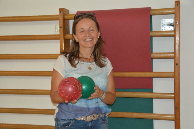 Gabriele Wallner in ihrer Spielgruppe in St. Stephan.
