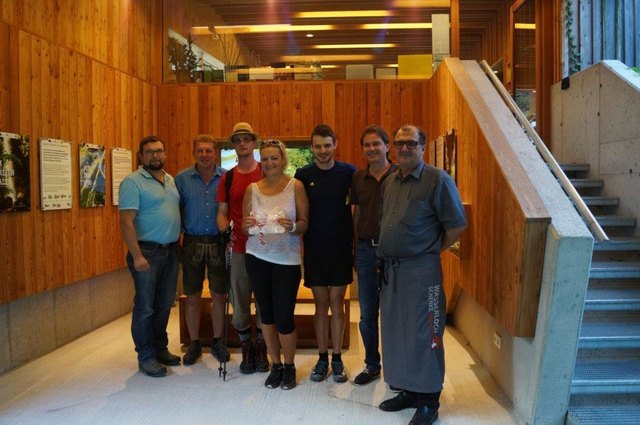 Andreas Danner, Josef Pechhacker, Hans Neumüller, Angela Döpel, Gerhardus de Vris, Bgm. Bernhard Moser und Martin Huber.
