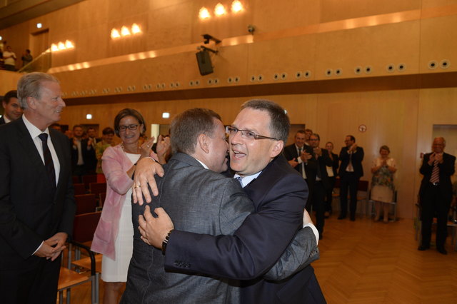 Jubel bei Wöginger über noch nie dagewesenes Ergebnis.