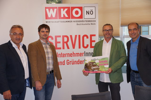 Franz Eckl, Michael und Franz Heilos sowie Andreas Nunzer wollen die Lehrlingsausbildung wieder mehr forcieren.