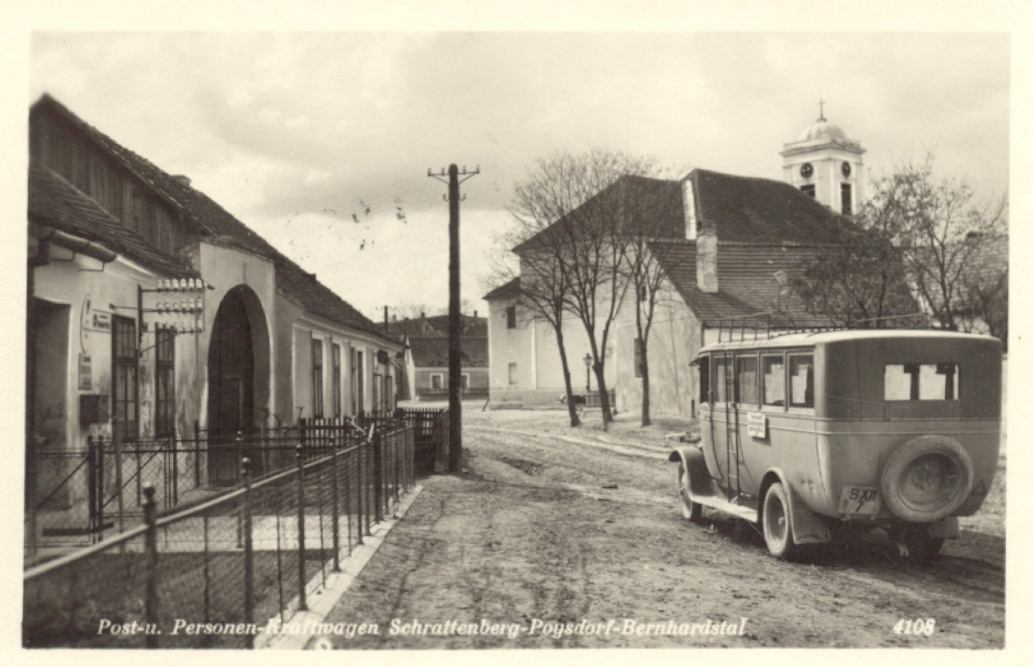 Damals & Heute Schrattenberg Katholische Pfarrkirche Mistelbach