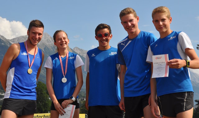 Bestens in Szene setzten sich die Athleten des LCAV Jodl packaging bei den U-20-Titelkämpfen in Innsbruck. | Foto: LCAV